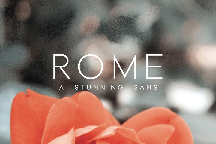 Beispiel einer Rome-Schriftart #1